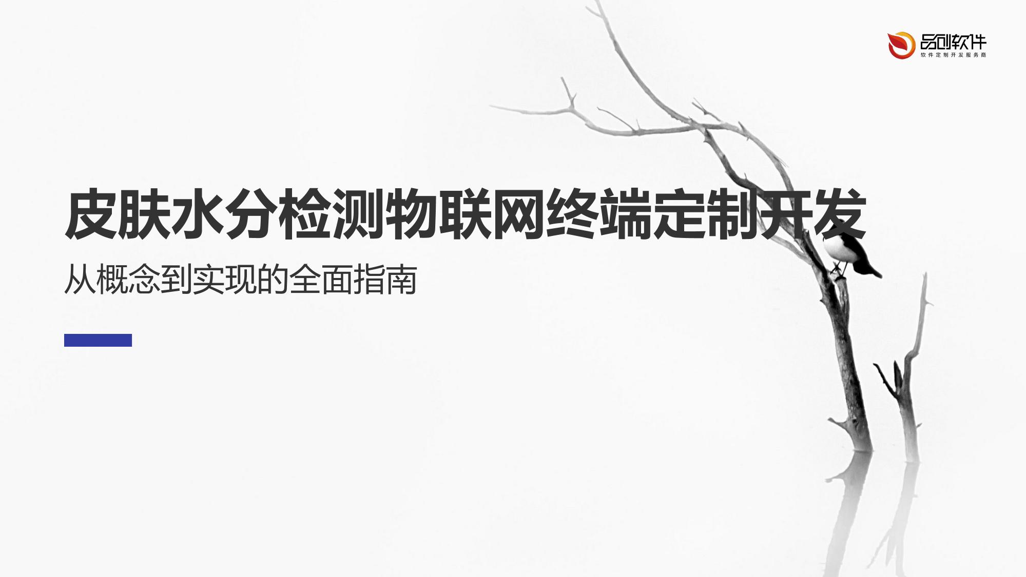 皮肤水分检测物联网终端定制开发
